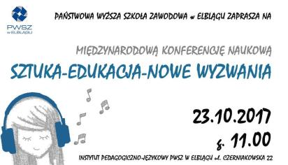 Konferencja "Sztuka - edukacja - nowe wyzwania"
