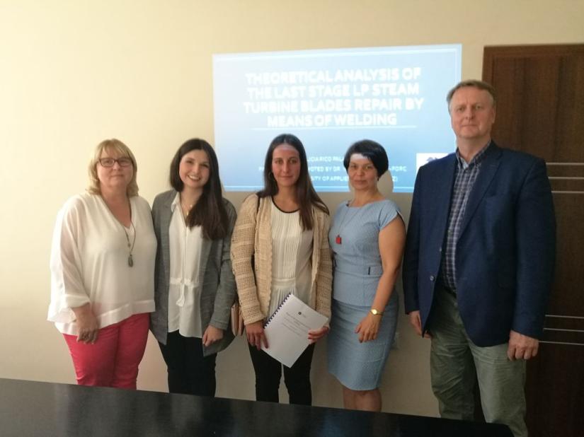 Obrony prac studentek z Hiszpanii w Instytucie Politechnicznym