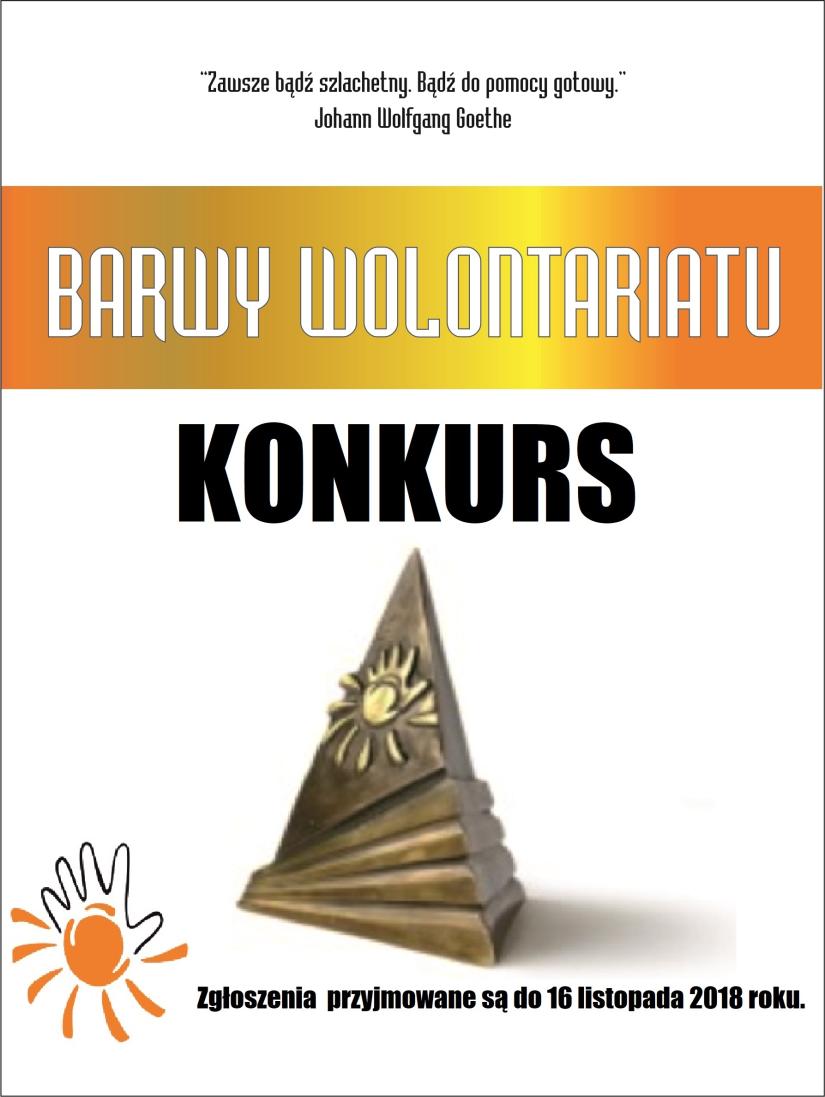 Ruszyła XVIII edycja konkursu "Barwy Wolontariatu"