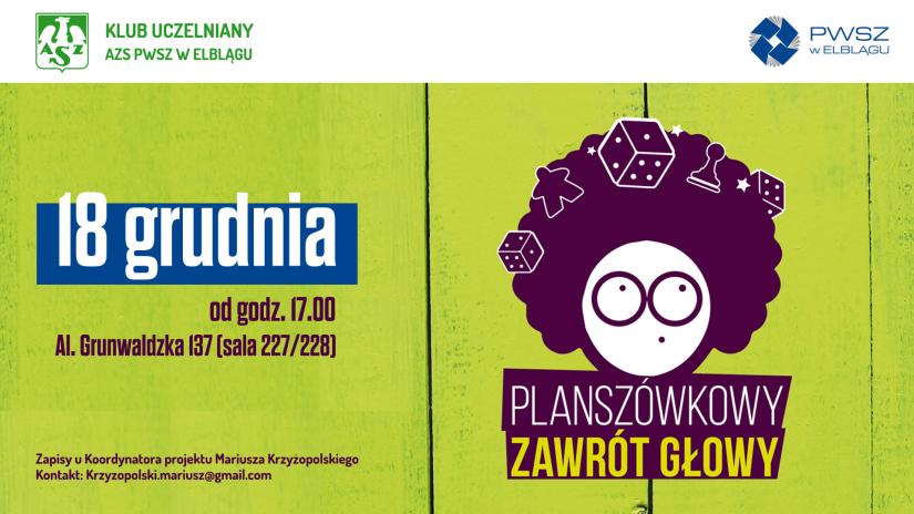 Planszówkowy zawrót głowy w PWSZ w Elblągu