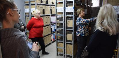 Z wizytą w Archiwum Uczelni
