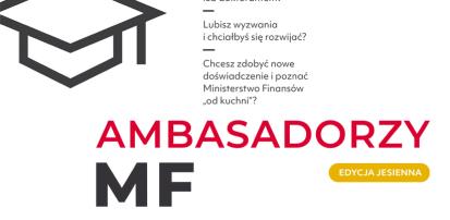 Zostań ambasadorem Ministerstwa Finansów