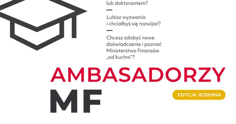 Zostań ambasadorem Ministerstwa Finansów