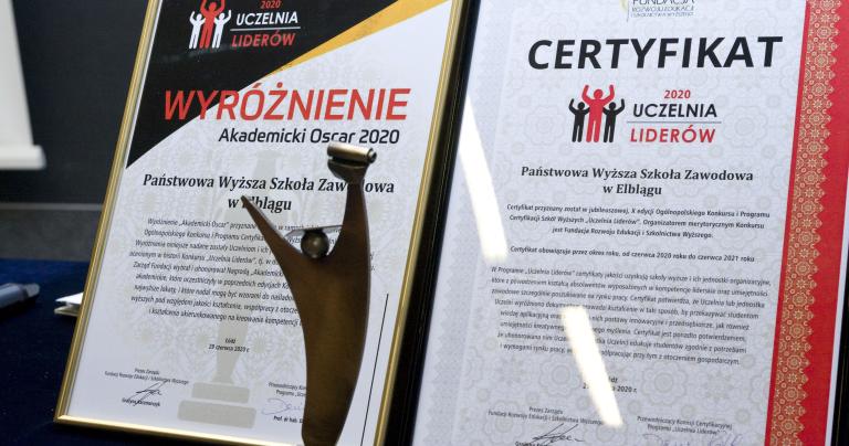 PWSZ w Elblągu Uczelnią Liderów po raz dziesiąty