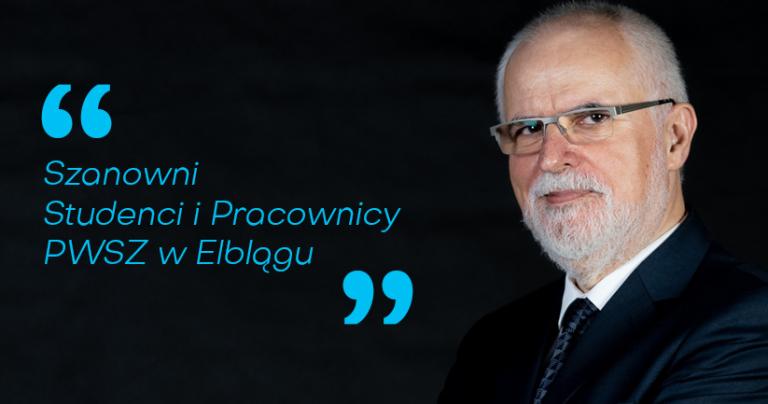 Słowo od Rektora na nowy semestr