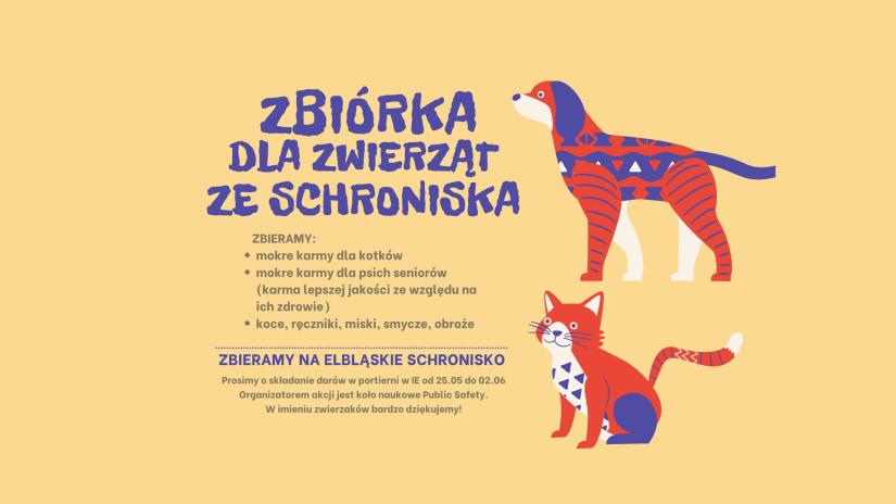 Zbiórka dla zwierząt ze schroniska