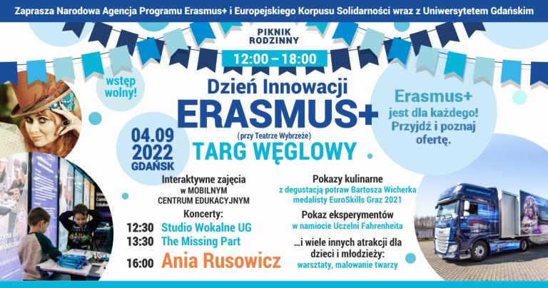 Zapraszamy na Piknik rodzinny Erasmus+