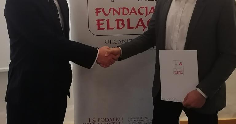 Student Akademii Nauk Stosowanych stypendystą Fundacji Elbląg