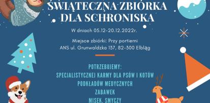 Świąteczna zbiórka dla schroniska