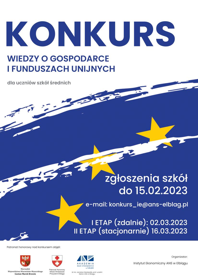 Konkurs wiedzy o gospodarce i funduszach unijnych