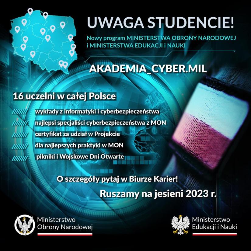 Zapisy do programu AKADEMIA_CYBER.MIL