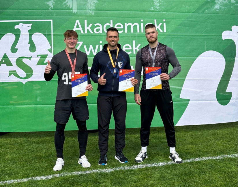 Artur Cytlał wicemistrzem Akademickich Mistrzostw Pomorza 2026 w rzucie oszczepem