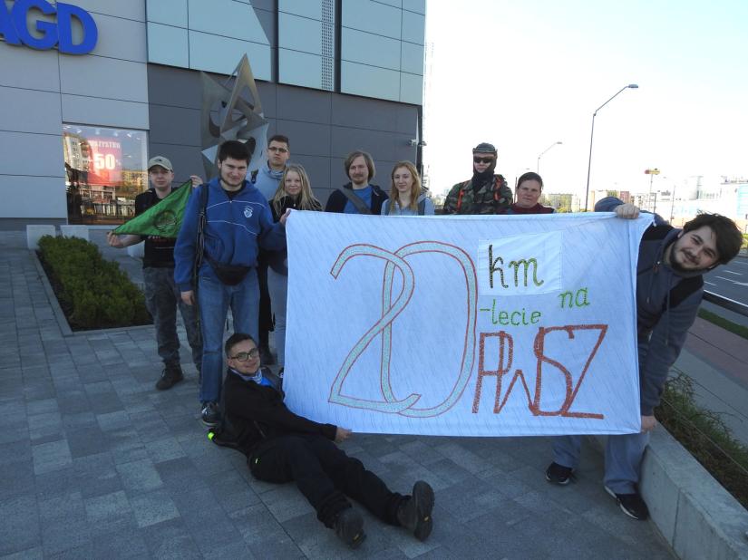 Rajd "20 km na 20-lecie PWSZ w Elblągu"