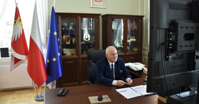 Zajęcia z marszałkiem woj. warmińsko-mazurskiego