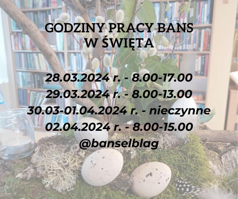 Zmiana godzin pracy Biblioteki