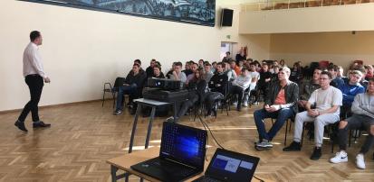 Spotkanie w ZSTI w Elblągu