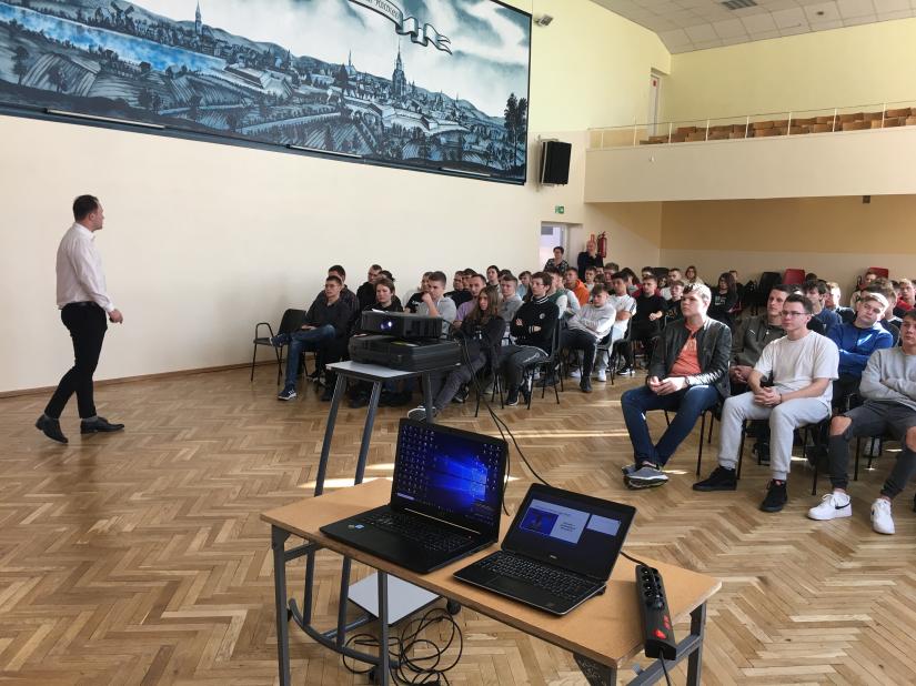 Spotkanie w ZSTI w Elblągu