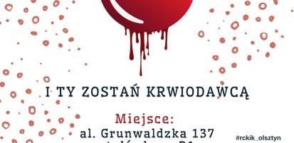 Akademia Nauk Stosowanych w Elblągu zaprasza do udziału w akcji krwiodawstwa