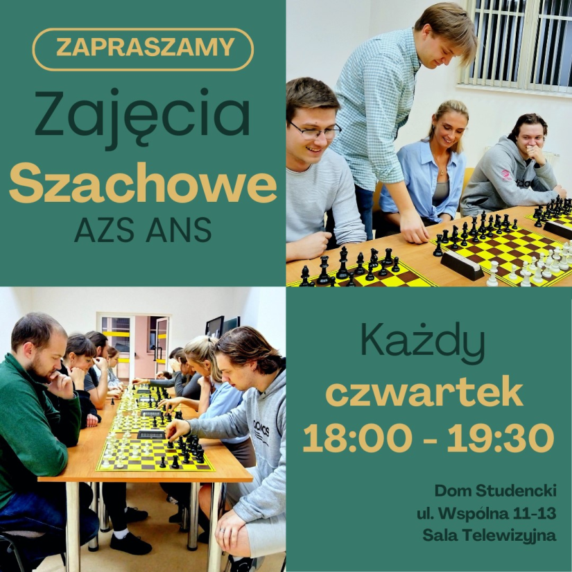 Zajęcia szachowe w AZS