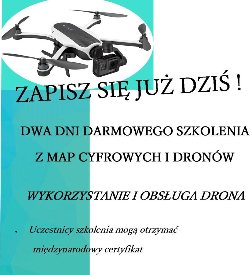 Zapisz się jeszcze na dwudniowe darmowe szkolenia z zarządzania oraz z map cyfrowych i dronów