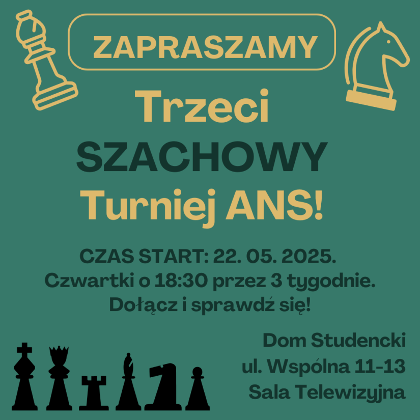 Trzeci SZACHOWY Turniej ANS