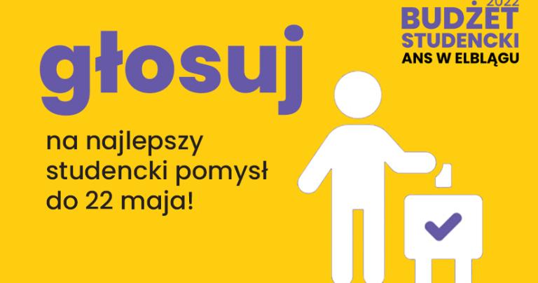 Zagłosuj na najlepszy projekt w Budżecie Studenckim 2022