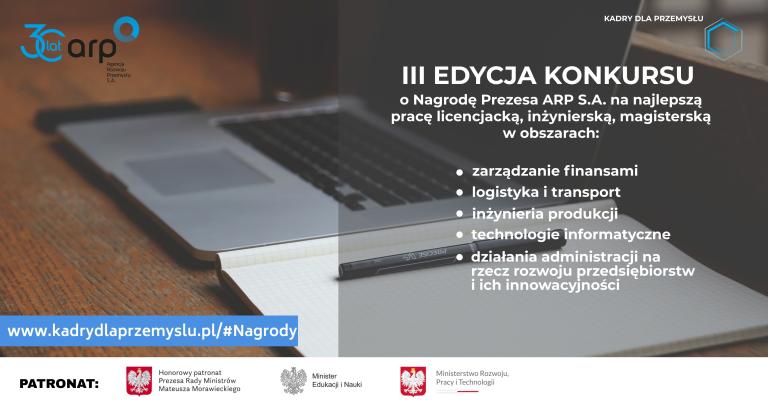 Konkursu na najlepszą pracę licencjacką, inżynierską, magisterską