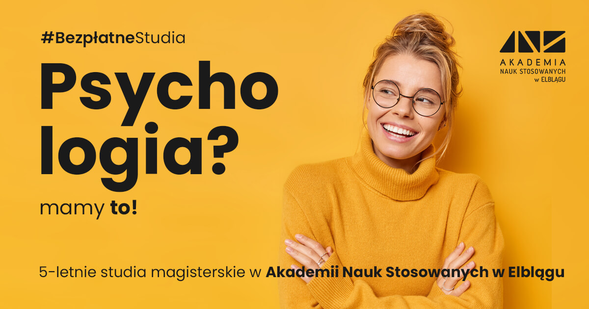 Psychologia, Studia jednolite magisterskie, bezpłatne